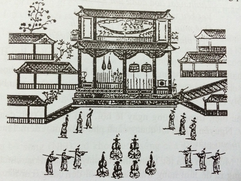 Phủ chúa Trịnh (tranh vẽ thế kỉ XVII)